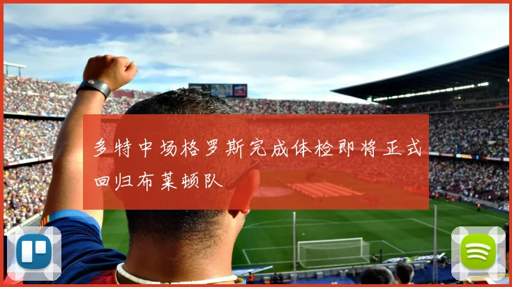 多特中场格罗斯完成体检即将正式回归布莱顿队