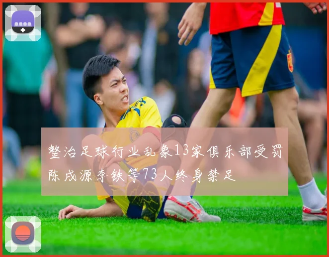 整治足球行业乱象13家俱乐部受罚陈戌源李铁等73人终身禁足